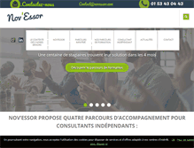 Tablet Screenshot of novessor.com
